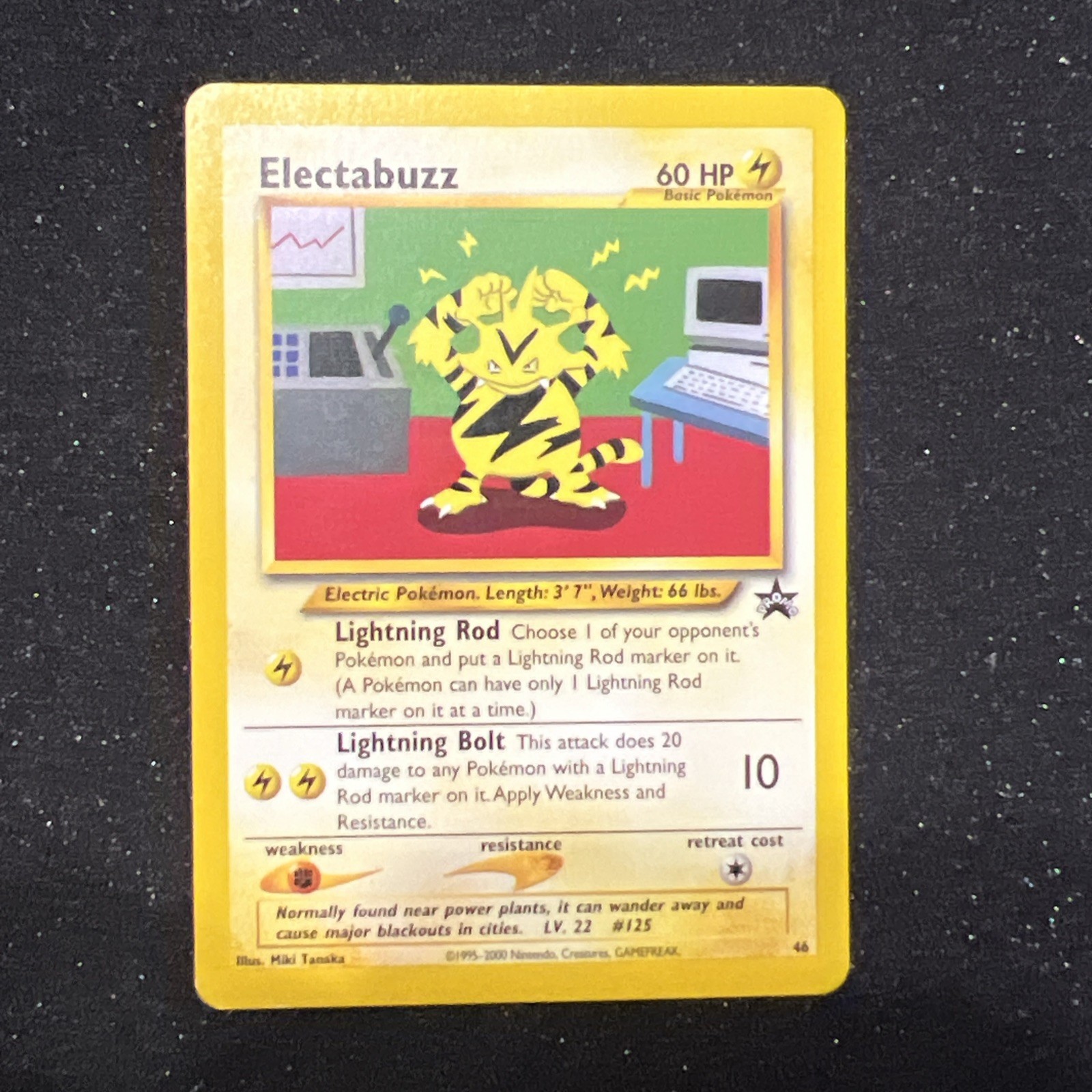 ▸ Pokemon | 2000 | Electabuzz | WOTC Black Star Promo | #46 