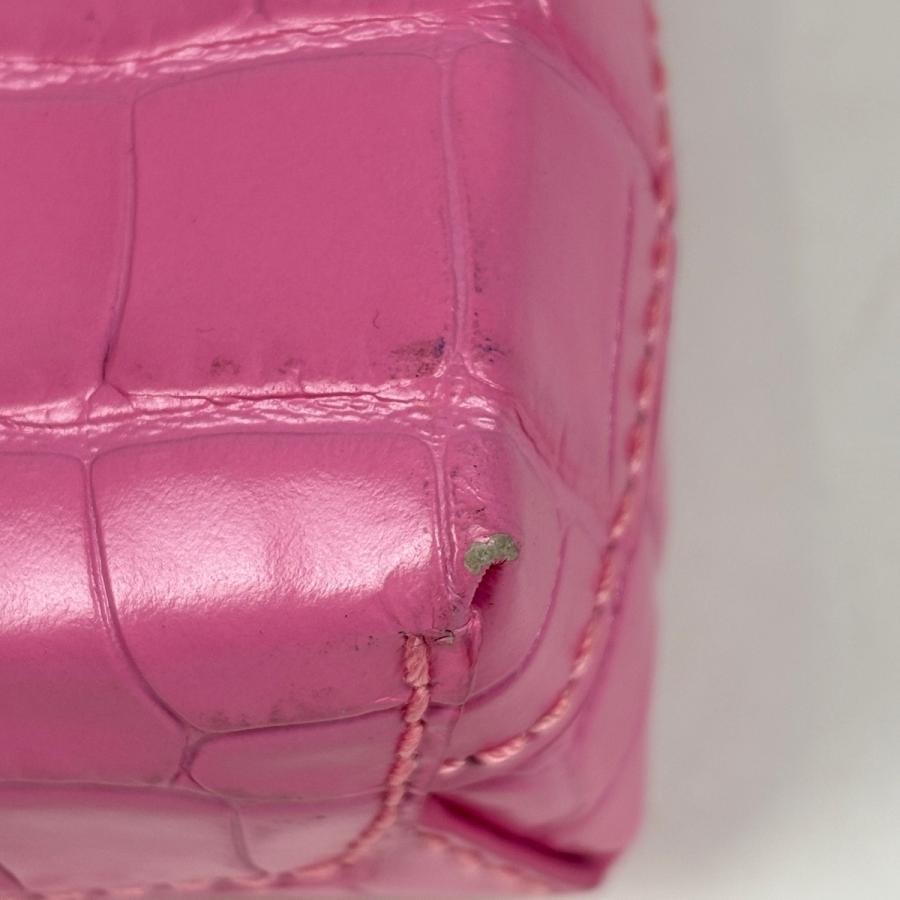 BALENCIAGA Smartphone Holder Bag 593826 Shoulder Bag Pink Leather #BS1593 thumbnail 4