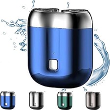 Dual-Head Mini Electric Shaver For Men Razor USB Rechargeable Home Travel