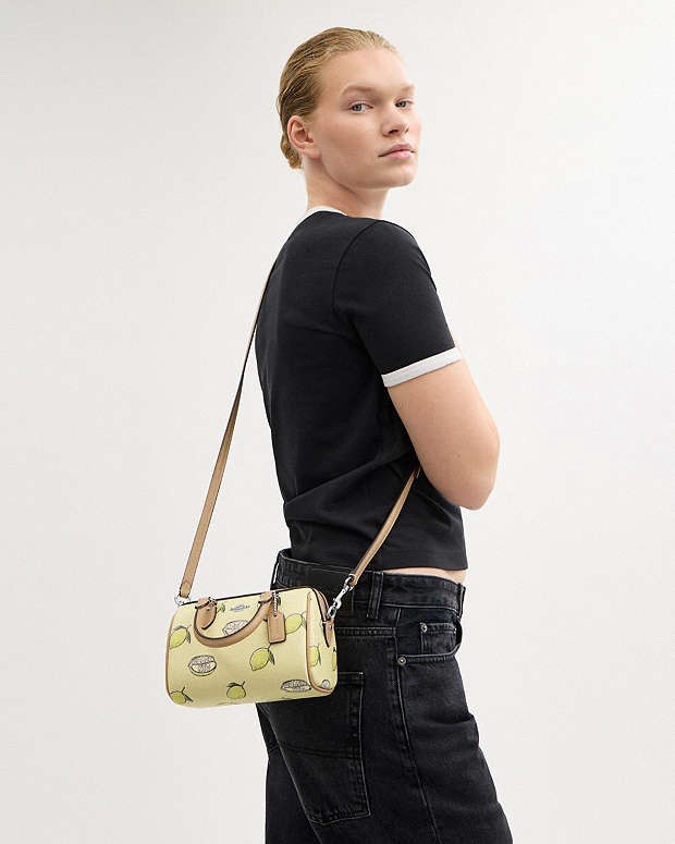 【COACH】レモンプリントのミニローワンクロスボディバッグCAL19 NWT Coach Mini Rowan Crossbody Bag With Lemon Print CAL19 | eBay