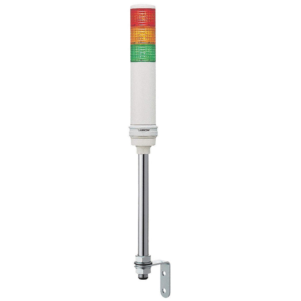 SCHNEIDER ELECTRIC XVC4B35S Tower Light,40mm,0.12A,Rd,Org,Gr 5FTK3