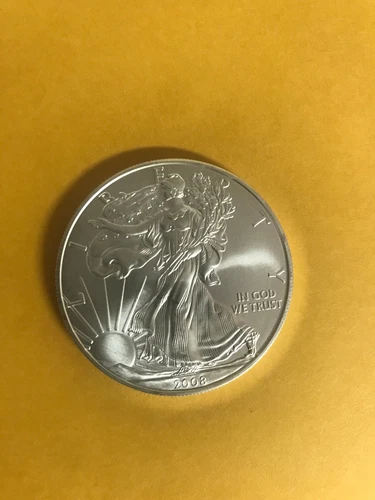 2008 Silver Eagle 1 oz .999 Brilliant BU Coin