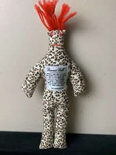 Dammit Doll Red Hair Frustration Multicolor Cheetah Print Novelty 13”