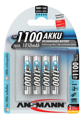 Ansmann AAA Akkus Typ 1100 NEW