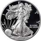 2000-P Silver American Eagle $1 PCGS PR70 DCAM - STOCK
