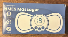 SmoothSpine NMES Massager Remote Control 19 Levels 6 Modes Back Neck Shoulder