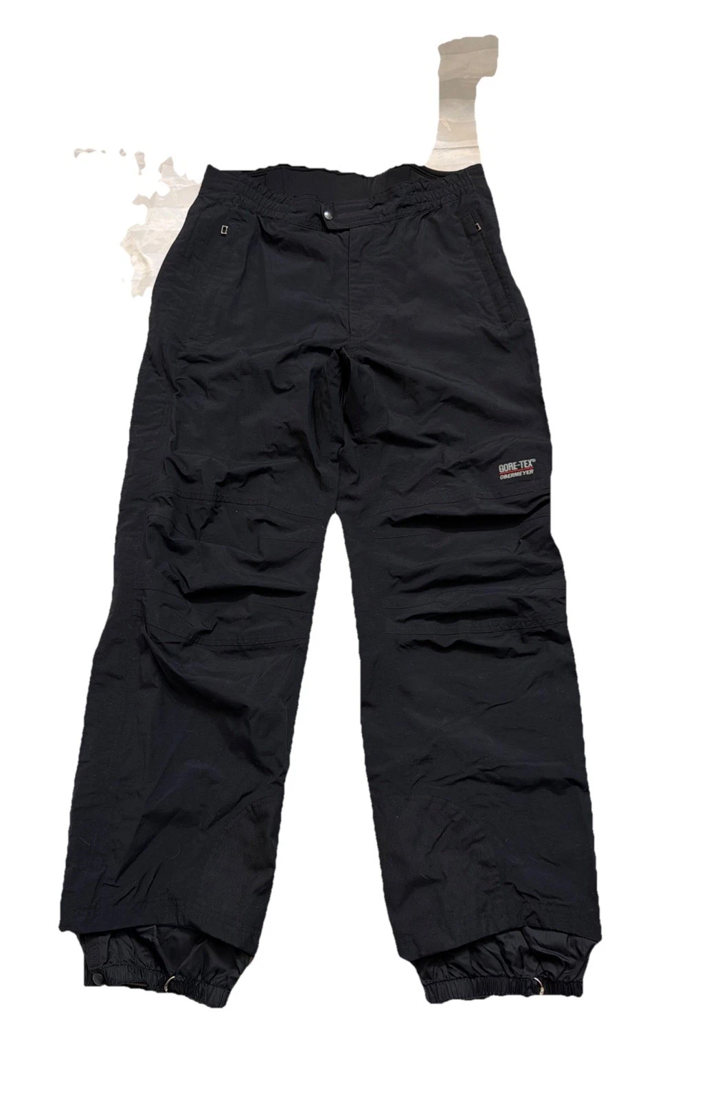 Obermeyer Men’s Gore Tex Side Zippers Black Snow Ski Pants Size L