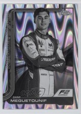 2025 Chrome Formula 1 Black & White RayWave Refractor Sami Meguetounif #40 1s5g