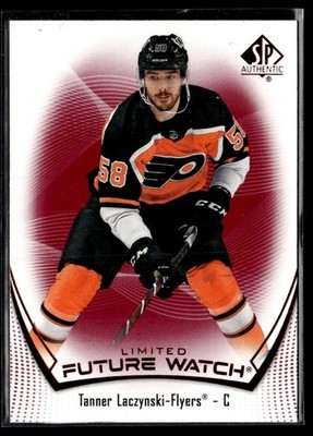 2021-22 SP Authentic Limited Red Future watch Tanner Laczynski #136