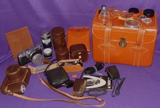 Vintage Canon L1 Rangefinder Film Camera Outfit 50mm f/1.2, 135mm f/3.5, 35mm