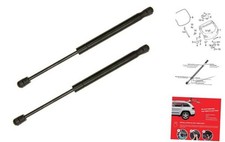 2PCS 21.77 Inch Rear Back liftgate tailgate Hatch trunk Struts Lift Supports