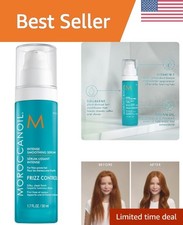 Smoothing Frizz Control Serum   Nourishing Argan Oil for Coarse Hair, 1.7 Oz.