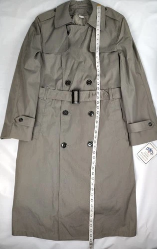 NWT DSCP Valor Collection All Weather Trench Coat Removable Quilt Liner Mens 40L image 16