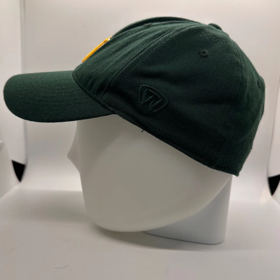 Baylor Bears Top of the World One Fit Hat Cap Adult Green Gold Embroidered - Image 3 of 4