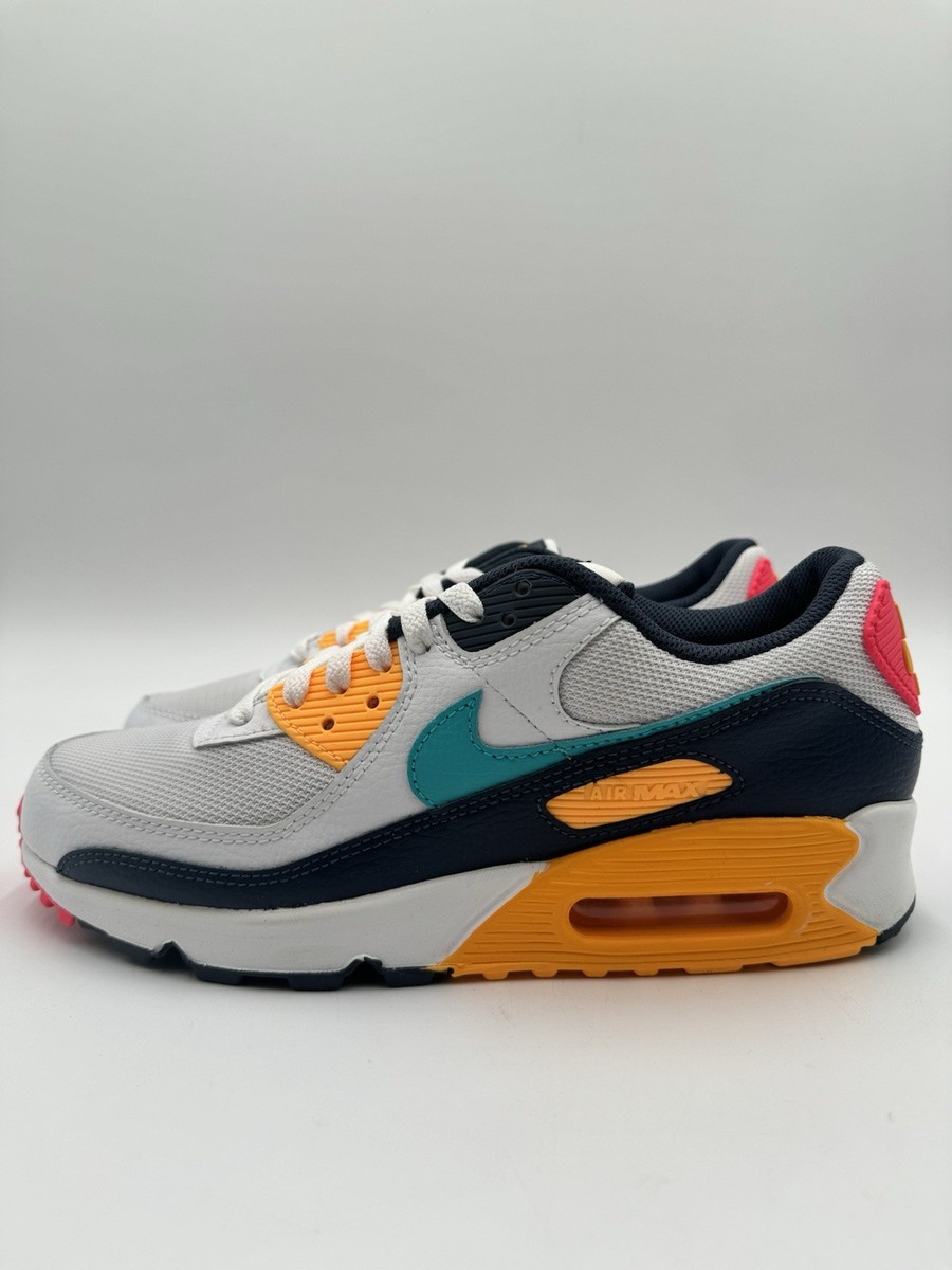 Neon Air Max Blue Yellow Orange Size Nike Air Max 90 90's Neon