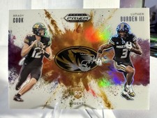 2025 Prizm Draft Picks Football Brady Cook & Luther Burden III Color Blast SSP