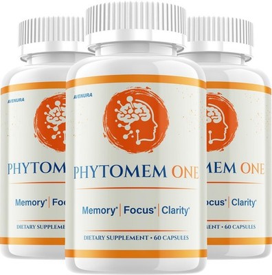 (3 Pack) Phytomem One Capsules   PhytomemOne Natural Blend Glycogen Formula