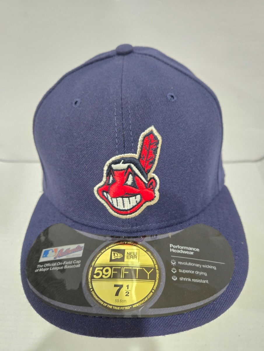 Cleveland Indians New Era 59FIFTY Navy Blue 7 1⁄2 Fitted Baseball