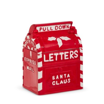 RAZ Imports Cookie Jar, Santa's Mail Box -  9.5'' (4512181)