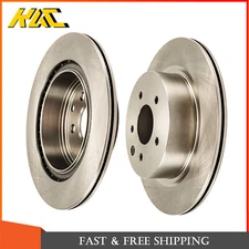 Rear Plain Brake Rotors For INFINITI QX50 Q40 M45 G25 G35 EX35; Nissan 350Z 370Z