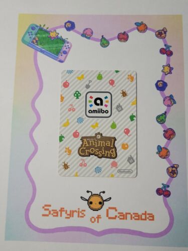 Carte amiibo Cookie #137 Animal Crossing authentique jamais scannée - Photo 2/3