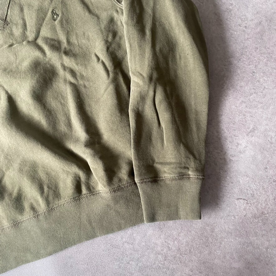Ralph Lauren Polo Felpa Bambini Grande Pony Girocollo Y2K Maglione Verde