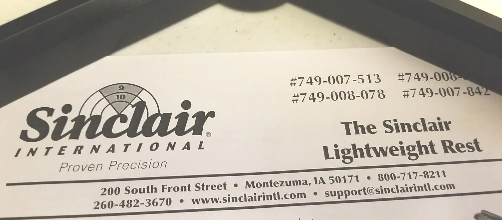 Precision Rifle Gun Shooting Rest Sight Stand Firearm Triad Shaped Base