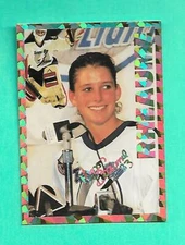(1) MANON RHEAUME 1993 TAMPA BAY FIRST LADY OF HOCKEY FOIL  NM-MT CARD (V8235)  