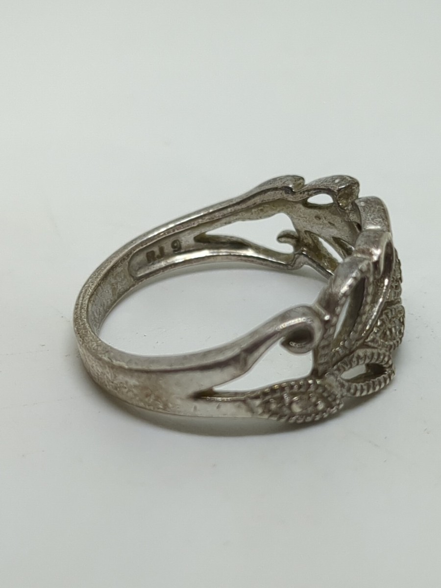 Vintage Sterling Silver 925 RJ Vine Ring Size 9 | eBay 