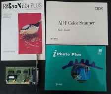 IBM ADF Color Scanner SC-629 Interface Card and Manuals