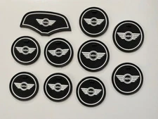 MINI (F56  F55) 2014 - 2022 (10 PIECE) INTERIOR DASH GATE PAD SET - WHITE