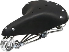 Genuine LEATHER Retro Bike Seat Vintage Class...