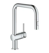 Grohe 32319DC3 Minta Dual Spray Pull-Down Kitchen Faucet, 1.75 gpm, SuperSteel
