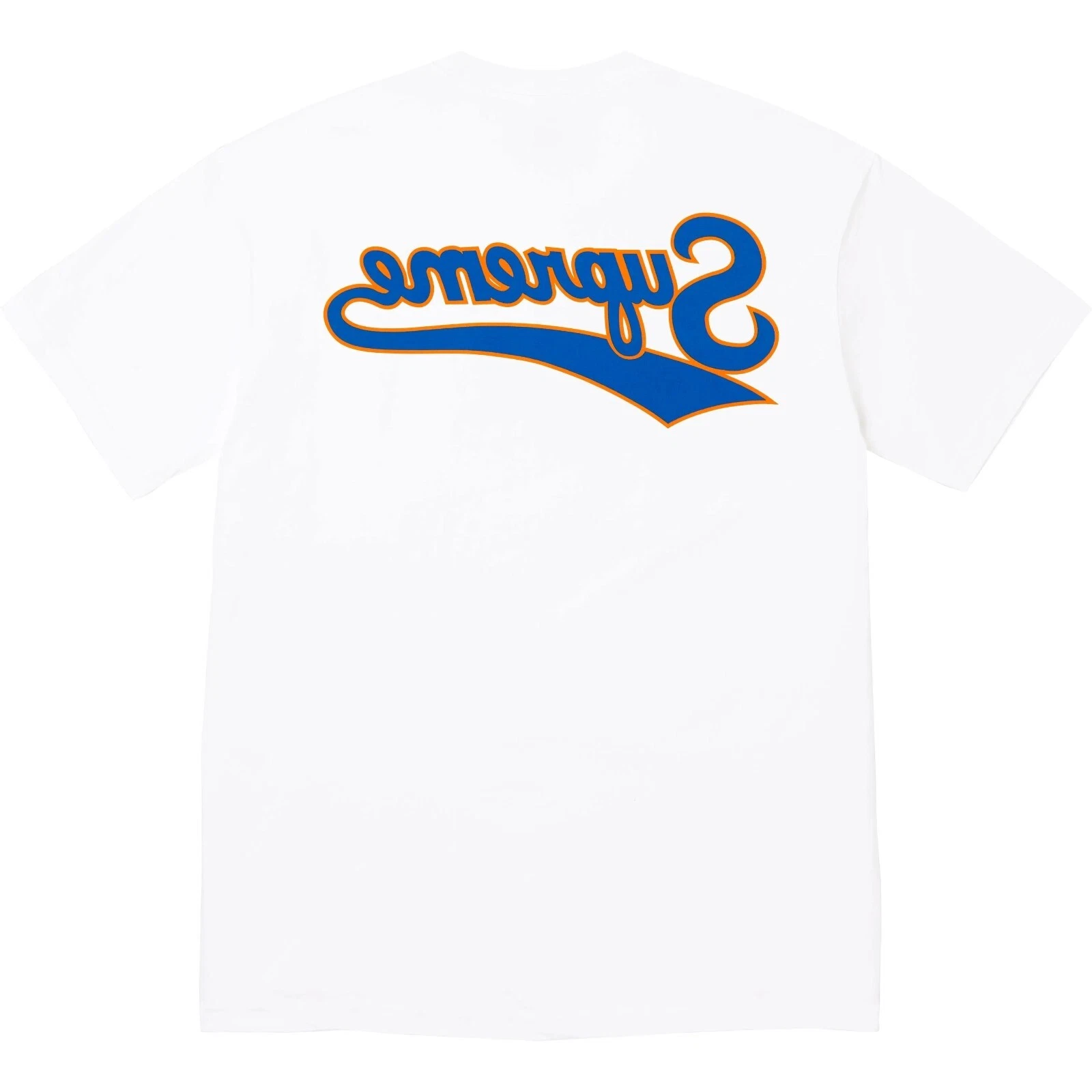 Tee shirt blanc Supreme Backwards (taille XL, 2XL)
