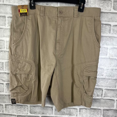 Roundtree & Yorke Size 38W Men's "Washed Utility" Cargo Shorts NWT 100