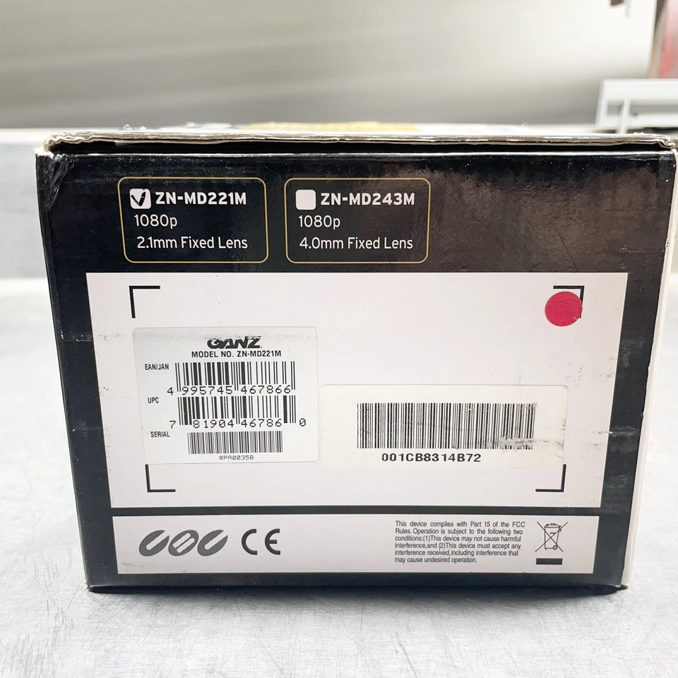 Ganz PixelPro ZN-MD221M 1080p Outdoor Vandal Proof  IP Mini Dome Camera - Image 4 of 4