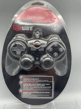 Gigaware Controller For PC 26-1519 Black Controller PC Gaming 6.5 Ft Cable ~ USB