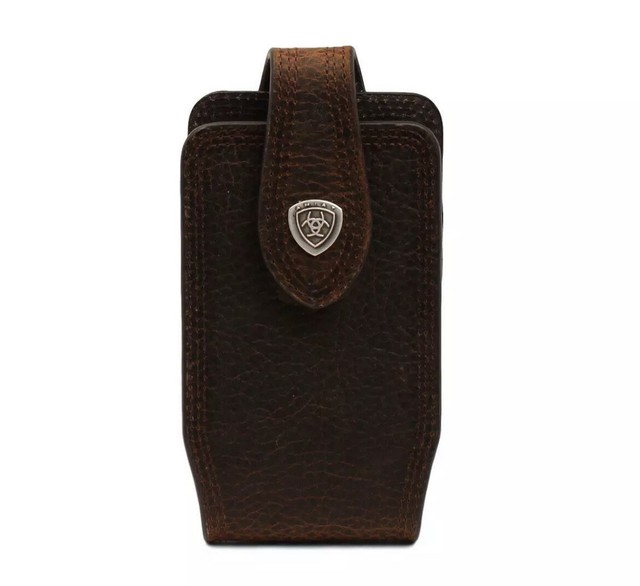 Ariat Phone Case Holder Leather Concho Brown A06010282 for sale online