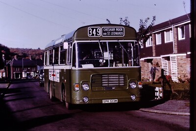 1974 Original Bus Slide BL23 London Country Chesham Moor SPK 123M Ref 5187