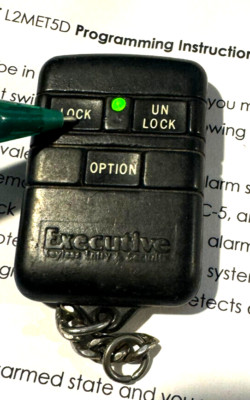Executive Green Keyless Entry Remote Fob Car Starter L2MET5D E-3000 AU-REC-6 ATV