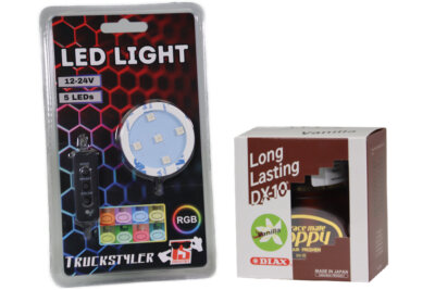 Original Poppy Lufterfrischer 150 ml + LED Beleuchtung Set mit 5V USB-Anschluss 