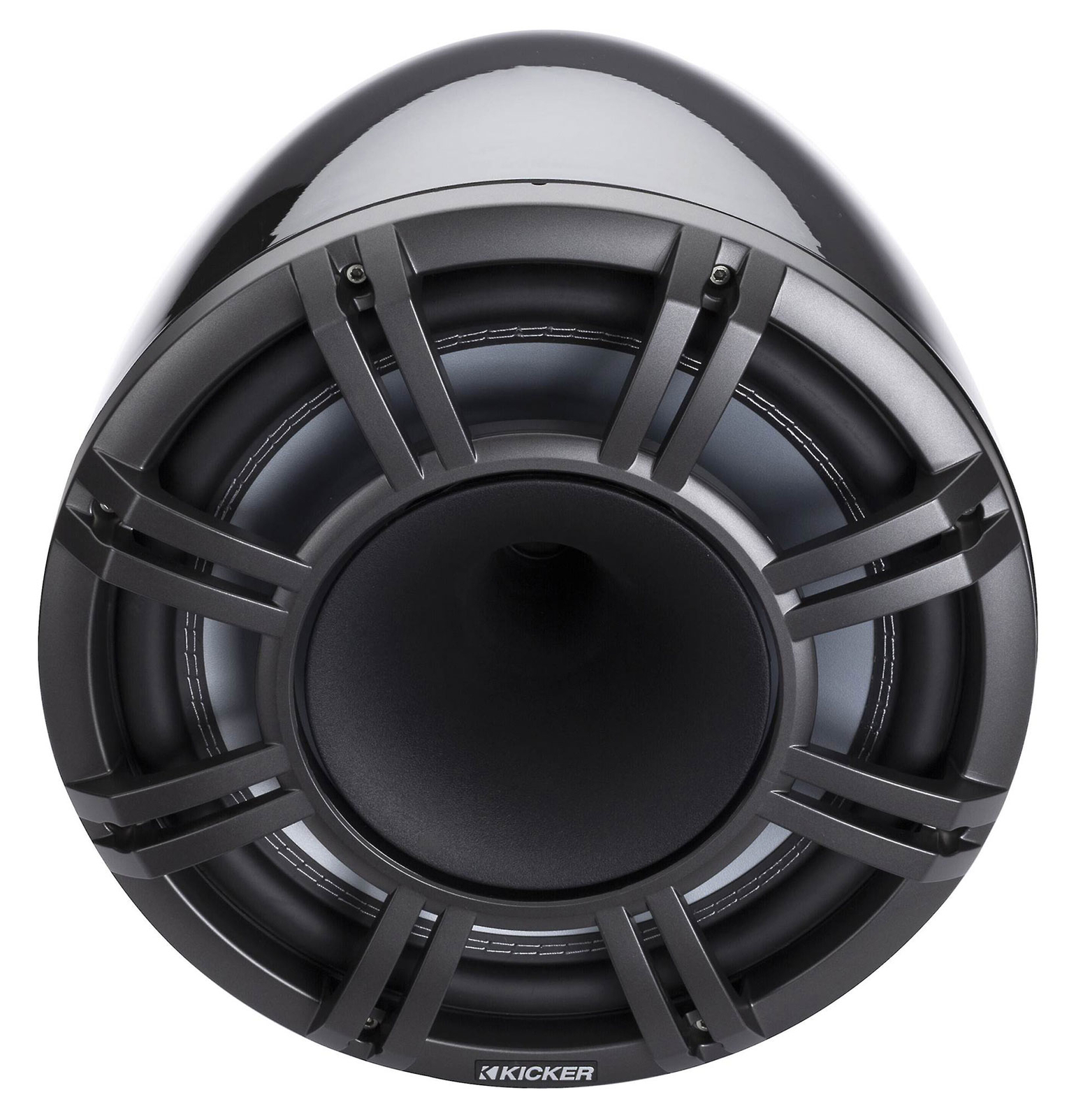 4 KICKER 47KMFC11 11 Рупор для морских лодок с плоским креплением на колонках KMFC11