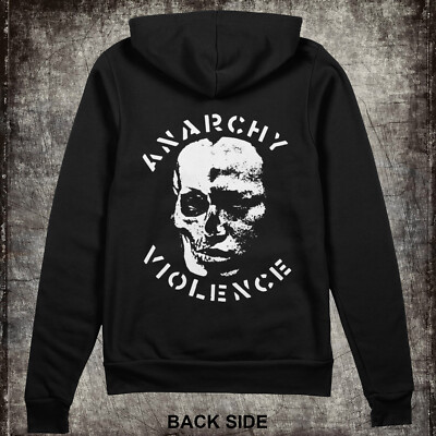 GISM - Anarchy Violence - Zip Up Hoodie Sweatshirt