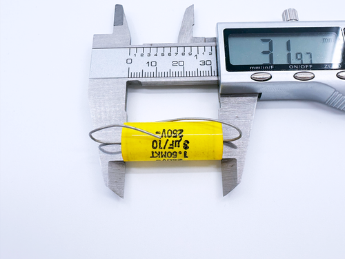 A50IT4300AA60K ARCOTRONICS 1.50MKT 3uF 250V 10% Axial Film Capacitor 13x33mm - Picture 3 of 5