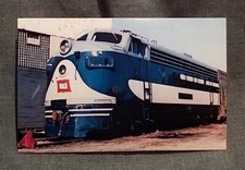 LMH Postcard WABASH Mad River NKP RR Museum F7A WAB 671 Roundhouse Bellevue OH
