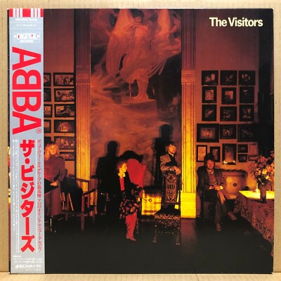 LP/アバ/ザ・ビジターズ　DSP-8006　帯付　h168w63 ABBA / THE VISITORS LP w/OBI Insert Orig JAPAN ISSUE DSP-8006 | eBay