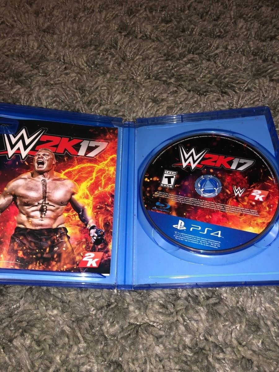 WWE 2K17 PS4 (Also playable on PS5) : Very good condition