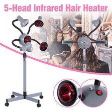 5 Head Infrared Light Heat Lamp Hairdress Salon Heating Styling Perming Dryer