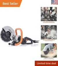 Corded Electric R230DCT Concrete Cutter - 15A, 4500 RPM for Precision Cutting