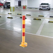 Automatic Locking Parking Post Safety Bollard Iron Pipe Traffic Post Barrier